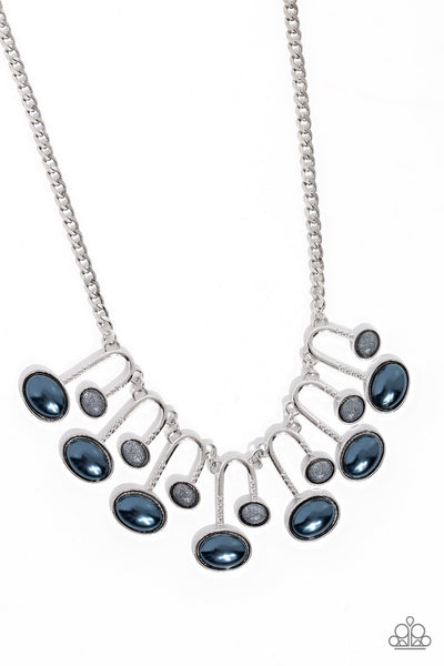 Abstract Adornment - Blue Necklace ❤️ Paparazzi