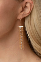 Another Day Drama - Gold Earrings ~ Paparazzi Fashion Fix