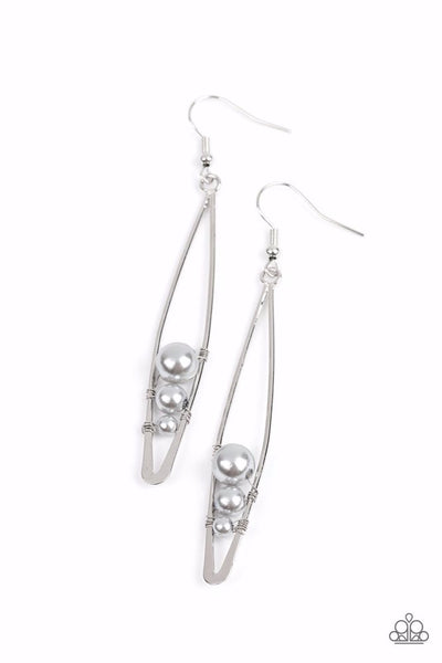 Atlantic Allure - Silver Earrings ♥️ Paparazzi