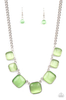 Aura Allure - Green Necklace ~ Paparazzi