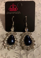 Award Winning Shimmer - Blue Earrings ~ Paparazzi Fashion Fix