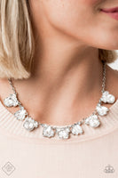 Bling To Attention - White Necklace ~ Paparazzi Fashion Fix