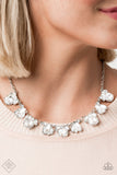 Bling To Attention - White Necklace ~ Paparazzi Fashion Fix