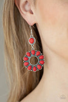 Back At The Ranch - Red Earrings ~ Paparazzi Fashion Fix