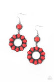 Back At The Ranch - Red Earrings ~ Paparazzi Fashion Fix