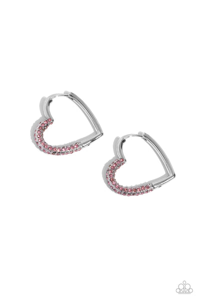 Be Mine, Valentine? - Pink Earrings ❤️ Paparazzi