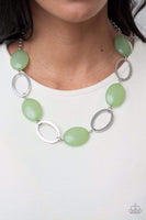 Beachside Boardwalk - Green Necklace ❤️ Paparazzi