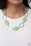 Beachside Boardwalk - Green Necklace ❤️ Paparazzi