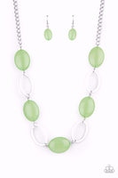 Beachside Boardwalk - Green Necklace ❤️ Paparazzi