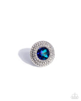 Bedazzled Babe - Blue Ring ❤️ Paparazzi