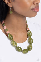 Belle of the Beach - Green Necklace - Paparazzi