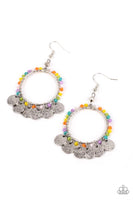 Bohemian Beach Blast - Multi Earring ❤️ Paparazzi