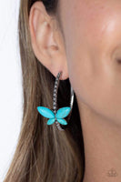 Bohemian Butterfly - Blue Earrings ❤️ Paparazzi