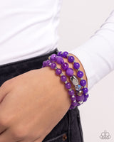 Breathtaking Beat - Purple Bracelets ❤️ Paparazzi