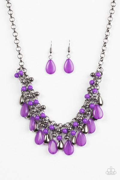 Diva Attitude - Purple Necklace ~ Paparazzi
