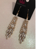 Crown Heiress - Gold Earrings ~ Paparazzi Fashion Fix