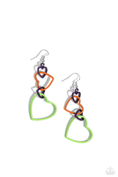 Cascading Crush - Multi Earring ♥️ Paparazzi