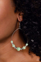 Cats Eye Charisma - Green Earrings ❤️ Paparazzi