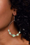 Cats Eye Charisma - Green Earrings ❤️ Paparazzi