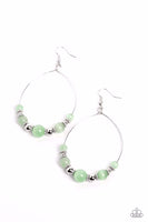 Cats Eye Charisma - Green Earrings ❤️ Paparazzi