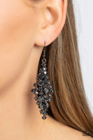 Celestial Comet - Black Earrings ❤️ Paparazzi