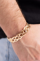 Celtic Cuff - Gold Bracelet ❤️ Paparazzi