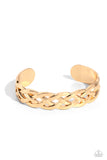 Celtic Cuff - Gold Bracelet ❤️ Paparazzi