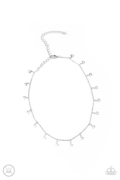 Charismatically Cupid - Silver Necklace ~ Paparazzi Fashion Fix