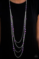 Classical Refinement - Purple Necklace ~ Paparazzi