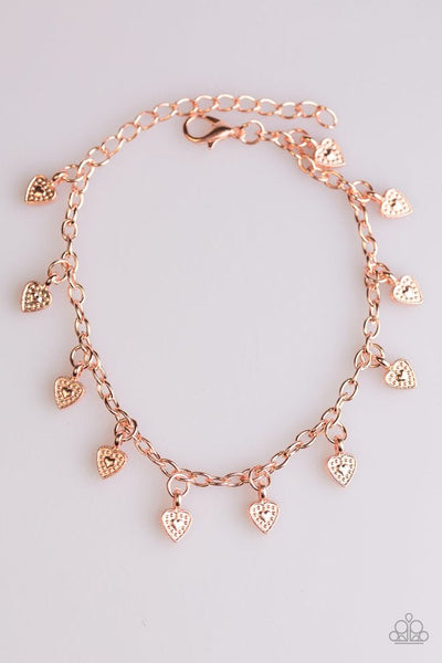 Closer To The Heart - Copper Bracelet ~ Paparazzi Bracelets