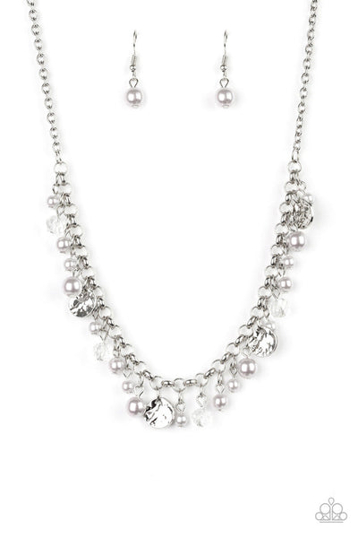 Coastal Cache - Silver Necklace ❤️ Paparazzi