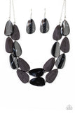 Colorfully Calming - Black Necklace ~ Paparazzi