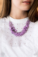 Colorfully Clustered - Purple Necklace ~ Paparazzi Fashion Fix