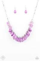 Colorfully Clustered - Purple Necklace ~ Paparazzi Fashion Fix