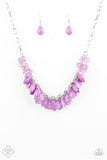 Colorfully Clustered - Purple Necklace ~ Paparazzi Fashion Fix