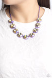 Combustible Command - Purple Necklace ❤️ Paparazzi