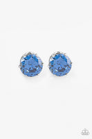 Come Out On Top - Blue Post Earrings ~ Paparazzi