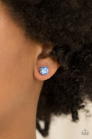 Come Out On Top - Blue Post Earrings ~ Paparazzi