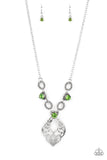 Contemporary Connections - Green Necklace ❤️ Paparazzi
