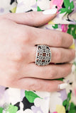 Crazy About Daisies - Silver Ring ~ Paparazzi Fashion Fix