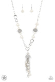 Designated Diva - White Necklace ❤️ Paparazzi