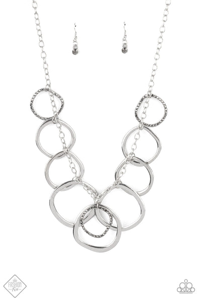 Dizzy With Desire - Silver Necklace ~ Paparazzi Fashion Fix