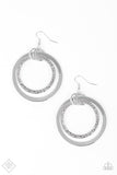 East End Edge - Silver Earrings ~ Paparazzi Fashion Fix