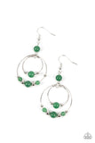 Eco Eden - Green Earrings ❤️ Paparazzi