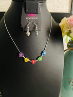 ECLECTIC Heart - Multi Necklace - Paparazzi