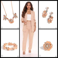 Soft Sashay - Rose Gold Earrings - Paparazzi