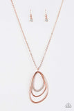Already Aglow - Copper Necklace ~ Paparazzi
