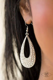As if dipped in glitter, an airy teardrop lure is encrusted in row after row of glittery white rhinestones for a dramatic look. Earring attaches to a standard fishhook fitting. Sold as one pair of earrings. This Fan Favorite is back in the spotlight at the request of our 2019 Life of the Party member with Black Diamond Access, Natalie H. P5RE-WTXX-284XX