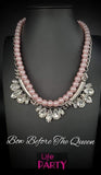 Bow Before The Queen - Pink Necklace ~ Paparazzi Life Of Party