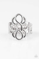 Breath It All In - Silver Ring ~ Paparazzi Rings